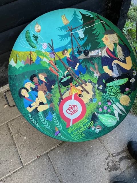 Bålfad fra en workshop på VITal 2024